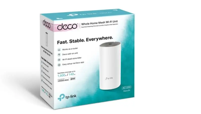 Picture of TP-Link Deco E4 AC1200 Router Whole Home Mesh Wi-Fi System 1 Pack