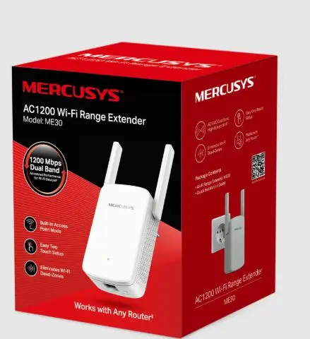 Picture of Mercusys ME30 AC1200 Dual-Band Wi-Fi Range Extender (867 Mbps @ 5 GHz + 300 Mbps @ 2.4 GHz), 10/100 Mbps Ethernet Port, Dual External Antennas, WPS & Access Point Mode
