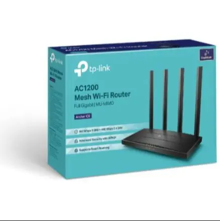 Picture of TP-Link Archer C6 V4 - Supports 802.11 AC Standard - Simultaneous 2.4GHz 400 Mbps - MU-MIMO Dual WiFi Router