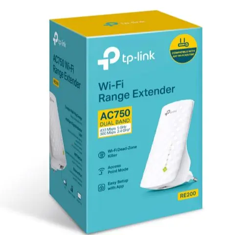 Picture of TP-Link RE200 AC750 Wi-Fi Range Extender US Version
