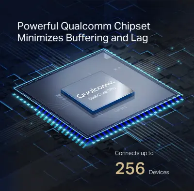 Picture of Mercusys MR80X V2.2 AX3000 Dual-Band Wi-Fi 6 Gigabit Router WiFi Speed up to 2402Mbps/5GHz + 574Mbps/2.4GHz, Gigabit 3 LAN Ports, 1 WAN Port Ideal for Gaming