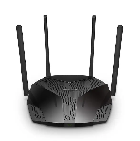 Picture of Mercusys MR80X V2.2 AX3000 Dual-Band Wi-Fi 6 Gigabit Router WiFi Speed up to 2402Mbps/5GHz + 574Mbps/2.4GHz, Gigabit 3 LAN Ports, 1 WAN Port Ideal for Gaming