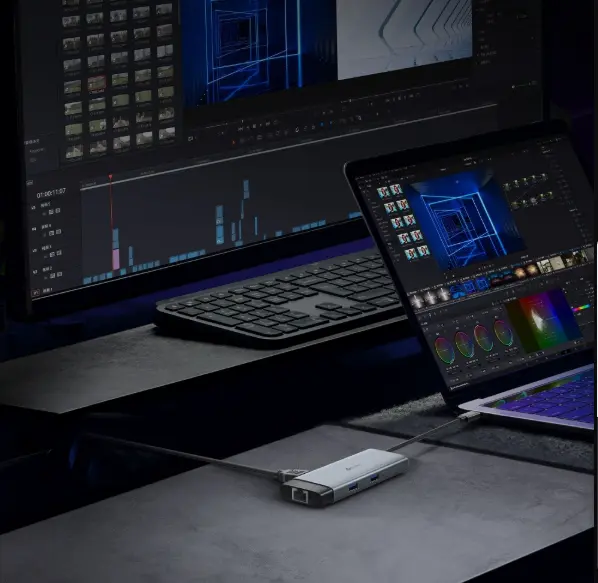 Picture of TP-Link UH6120C USB-C 6-in-1 Multi-Port Hub (4K@60Hz HDMI, Gigabit Ethernet, 100W PD Charging, USB-C Data, 2× USB 3.0 Ports)