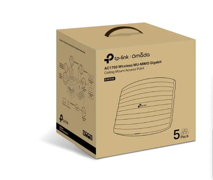 Picture of TP-Link AC1750 Wireless MU-MIMO Gigabit Ceiling Mount Access Point (EAP245)