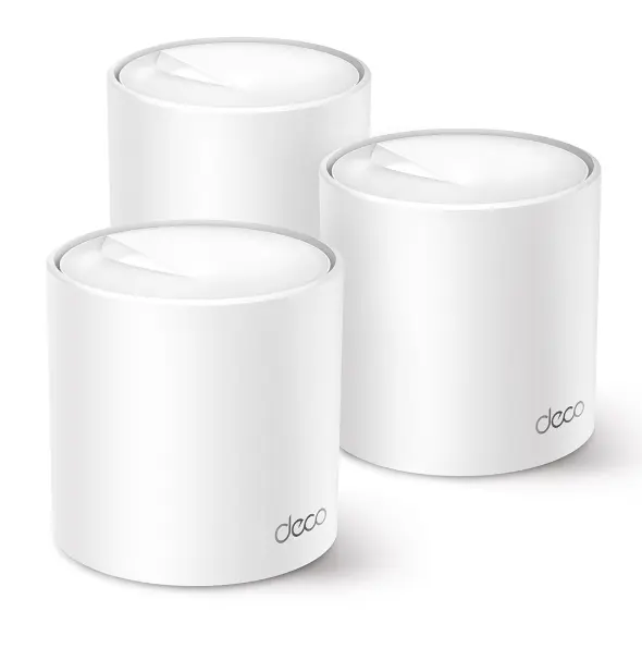 Picture of TP-Link Deco X50 3 Pack AX3000 Whole Home Mesh WiFi 6 System Covers up to 6,500 Sq.Ft Supports up to 150 devices with Gigabit ports