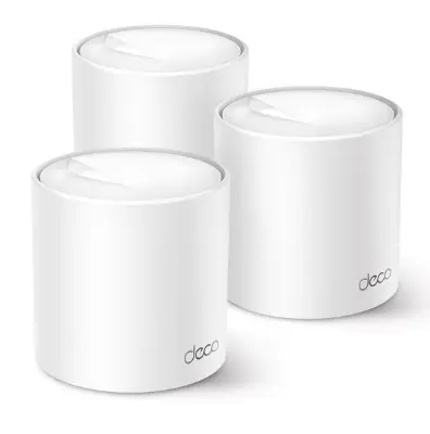 Picture of TP-Link Deco X50 3 Pack AX3000 Whole Home Mesh WiFi 6 System Covers up to 6,500 Sq.Ft Supports up to 150 devices with Gigabit ports