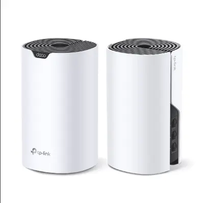 Picture of TP-Link Deco S7 AC1900 2 Pack Whole Home Mesh Wi-Fi System Smart Router 100 Device Capacity 1900 Mbps Dual-Band with Gigabit Ports