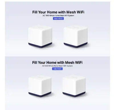 Picture of Mercusys Halo H50G AC1900 Whole Home Gigabit Mesh 2pack  Wi-Fi System