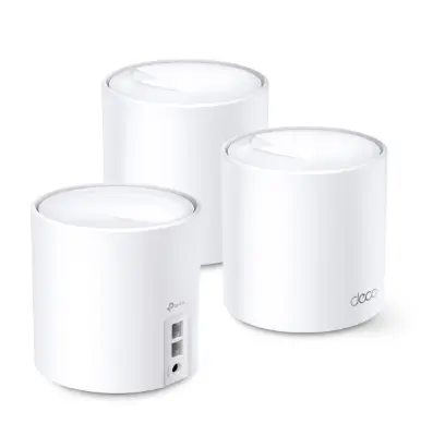 Picture of tp-link deco x20 ax1800 whole home mesh wi-fi 6 system (3 pack)
