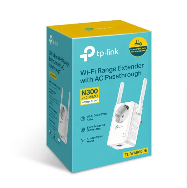 Picture of TP-Link TL-WA860RE Range Extender with AC Passthrough 2