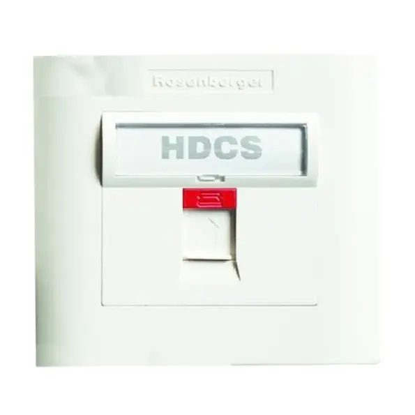 Picture of Rosenberger Plane White Face Plate (Single Port)