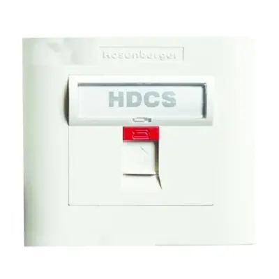 Picture of Rosenberger Plane White Face Plate (Single Port)