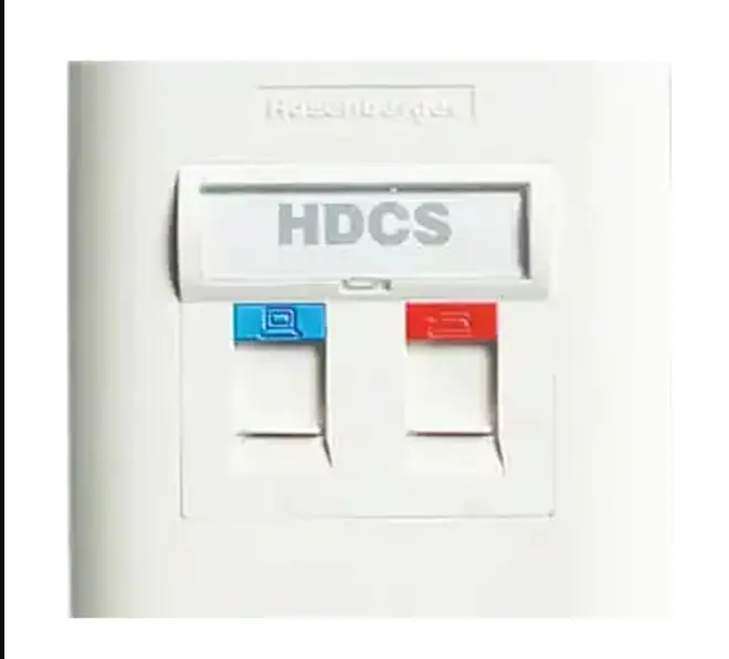 Picture of Rosenberger Plane White Face Plate Double Port