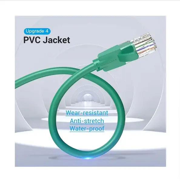 Picture of Vention IBEGH Cat-6 UTP, 2 Meter, Green Network Cable #IBEGH