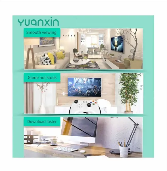 Picture of Yuanxin YWX-003 Cat-5E 3 Meter, Grey Network Cable # YWX-003