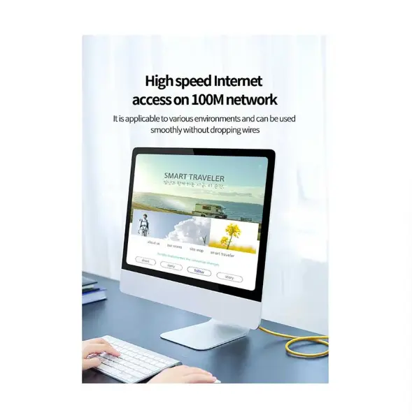 Picture of Yuanxin YWX-003 Cat-5E 3 Meter, Grey Network Cable # YWX-003