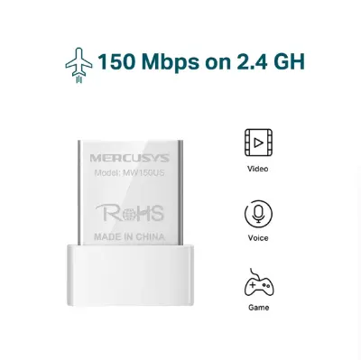 Picture of Mercusys MW150US N150 Wireless Nano USB Adapter