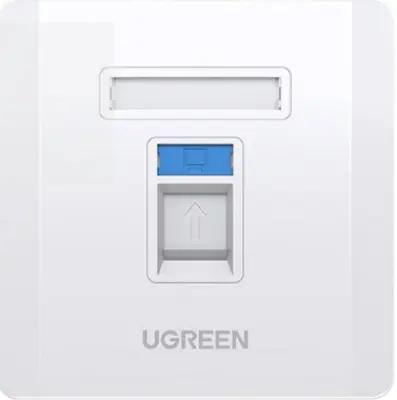 Picture of Ugreen NW144 (80180) Single Port Face Plate #80180