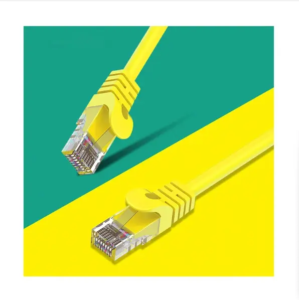 Picture of Yuanxin YWX-015 Cat-6 0.5 Meter Yellow Network Cable # YWX-015