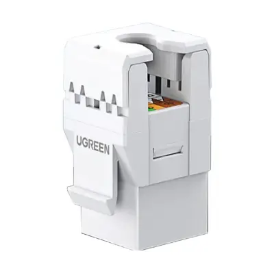 Picture of Ugreen NW186 (30844) CAT-6 Unshielded White Modular Connector #30844 (1 pcs)