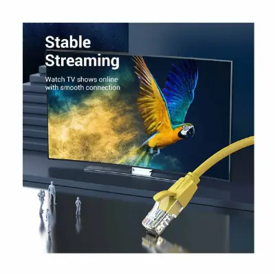 Picture of Vention IBEYH Cat-6 UTP, 2 Meter, Yellow Network Cable #IBEYH Patch Cable
