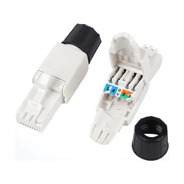 Picture of Safenet CAT-6 Unshielded Toolless RJ45 Connector #36-3002WT