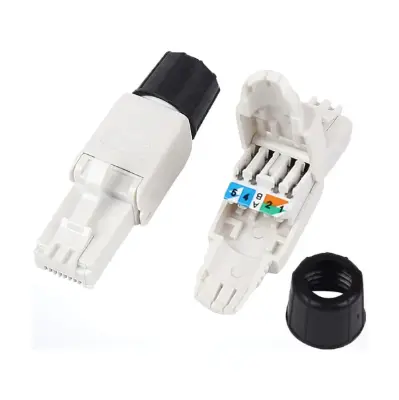 Picture of Safenet CAT-6 Unshielded Toolless RJ45 Connector #36-3002WT