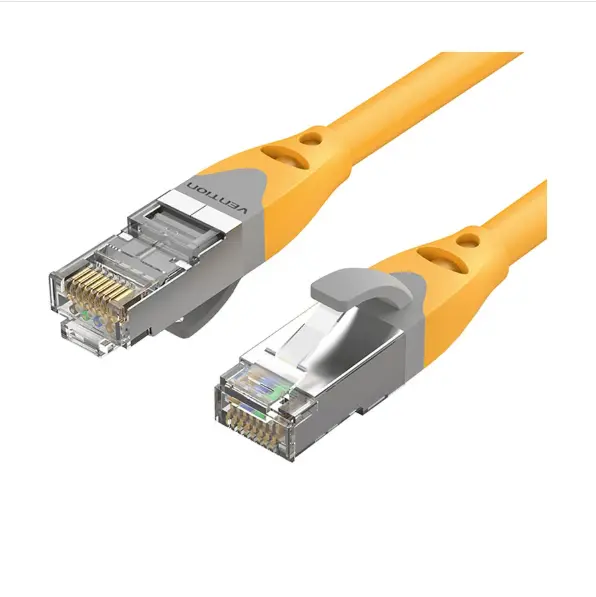 Picture of Vention IBHYG Cat-6A SFTP, 1.5 Meter, Yellow Network Cable #IBHYG Patch Cable