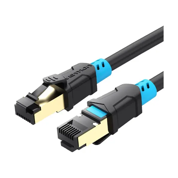 Picture of Vention VAP-A06-B150 Cat-6, 1.5 Meter, Black Network Cable # VAP-A06-B150, SFTP Patch Cord