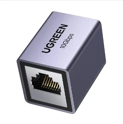 Picture of Ugreen NW261 (15117) CAT-7 RJ45 Female to Female Space Gray Coupler #15117 (1 Pcs)