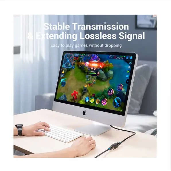 Picture of Vention IPWB0 Cat 7 FTP Black Keystone Jack Coupler #IPWB0