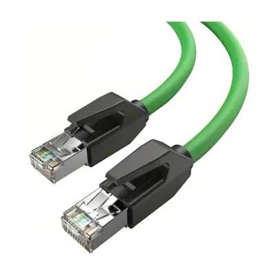 Picture of Vention IBPGG Cat-6A SFTP, 1.5 Meter, Green Network Cable #IBPGG Patch Cable