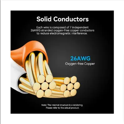 Picture of Vention LSZH Cat-6 UTP, 5 Meter, Ethernet Black Network Cable #IBNBJ Patch Cable