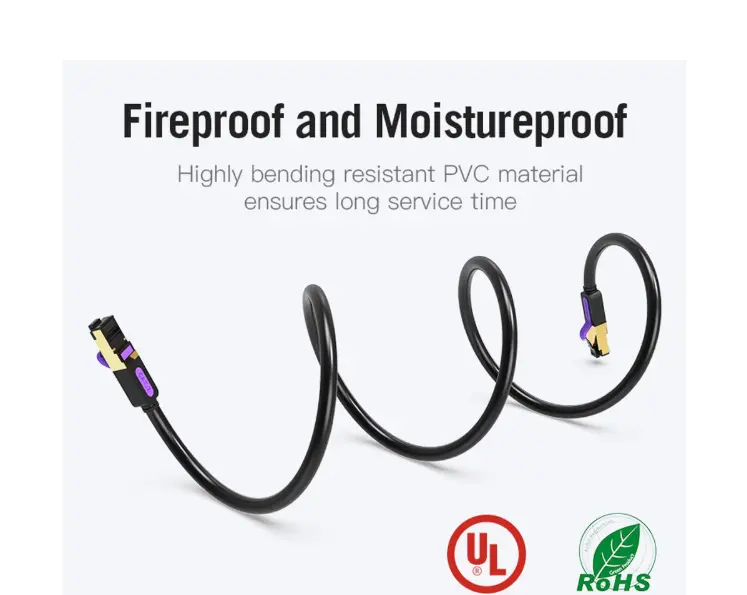 Picture of Vention Cat-7 3 Meter, Black Network Cable