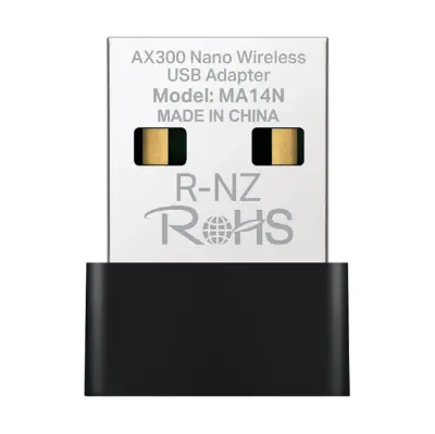 Picture of Mercusys MA14N AX300 Mbps Single Band Wi-Fi 6 Nano USB Adapter