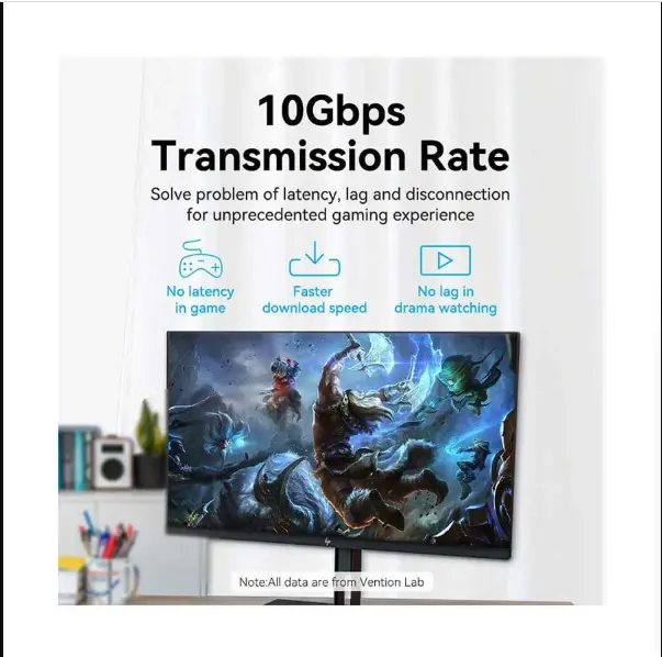 Picture of Vention IDIH0 Cat 6A FTP Gray Toolless RJ45 Modular Plug #IDIH0