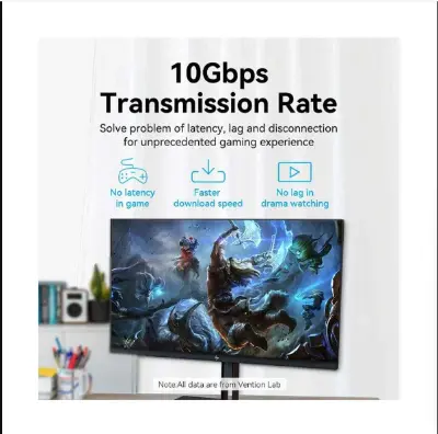 Picture of Vention IDIH0 Cat 6A FTP Gray Toolless RJ45 Modular Plug #IDIH0