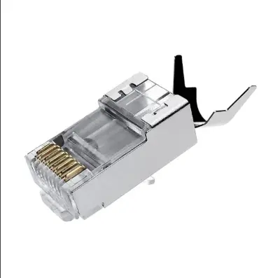 Picture of Ugreen NW193 (50634) CAT-7 Gold-plated Silver RJ45 Connector # 50634 (10 pcs)