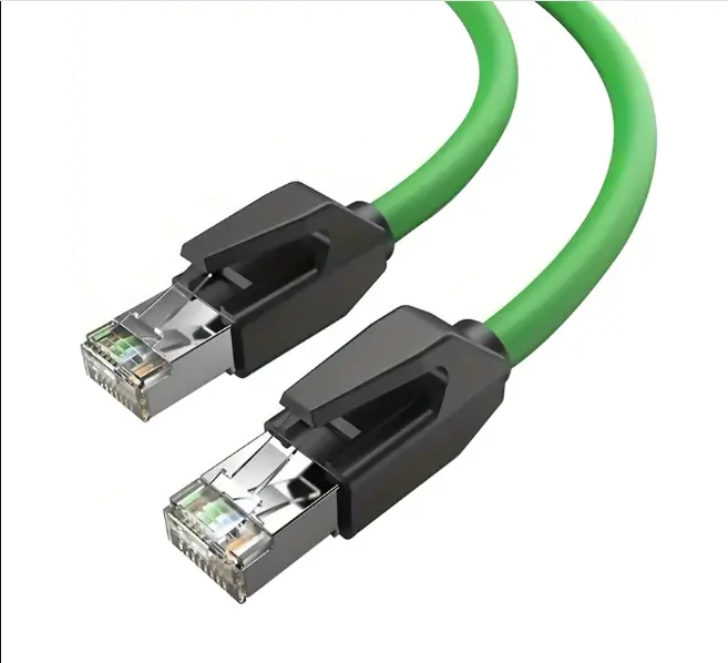 Picture of Vention IBPGI Cat-6A SFTP, 3 Meter, Green Network Cable #IBPGI Patch Cable