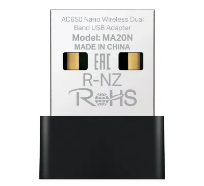 Picture of MERCUSYS MA20N AC650 Mbps Dual-Band Wi-Fi Nano USB Adapter