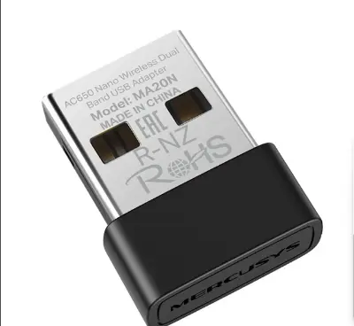 Picture of MERCUSYS MA20N AC650 Mbps Dual-Band Wi-Fi Nano USB Adapter