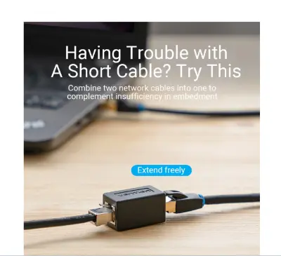 Picture of Vention IPVB0-5 CAT-6 FTP Keystone Jack Coupler #IPVB0-5