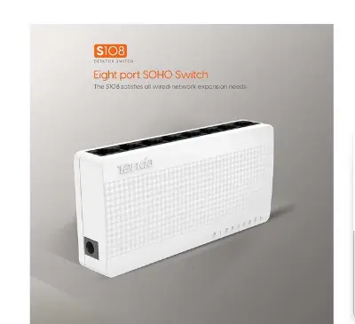 Picture of Tenda S108 8 Port 10/100 Megabit Desktop Switch