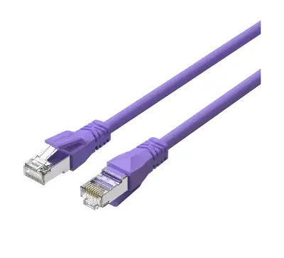Picture of Vention IBMVJ Cat-6A SFTP, 5 Meter, Purple Network Cable #IBMVJ Patch Cable