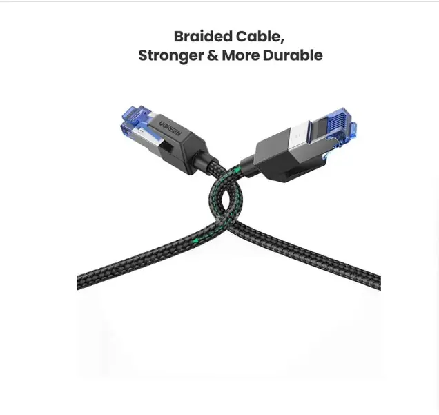 Picture of UGREEN 80433 Cat-8, 5 Meter, Black Network Cable # 80433