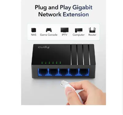 Picture of Cudy GS105D 4.0 5 Port Unmanaged Desktop Switch