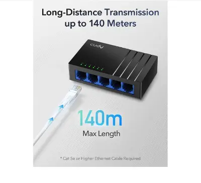 Picture of Cudy GS105D 4.0 5 Port Unmanaged Desktop Switch