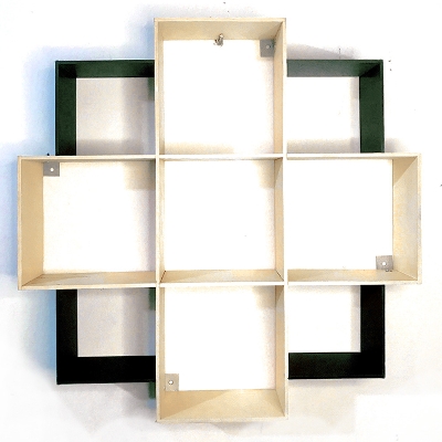 Picture of 9 Ghore Transforming Walls into Artful Showpieces Storage | Elegant Wall Shelf | Beautifully Organized Home Decor | Unique Wall Shelf Multicolor