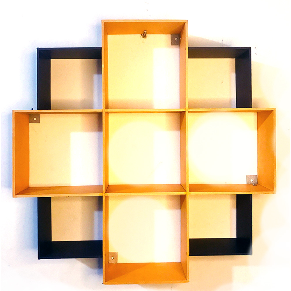 Picture of 9 Ghore Transforming Walls into Artful Showpieces Storage | Elegant Wall Shelf | Beautifully Organized Home Decor | Unique Wall Shelf Multicolor