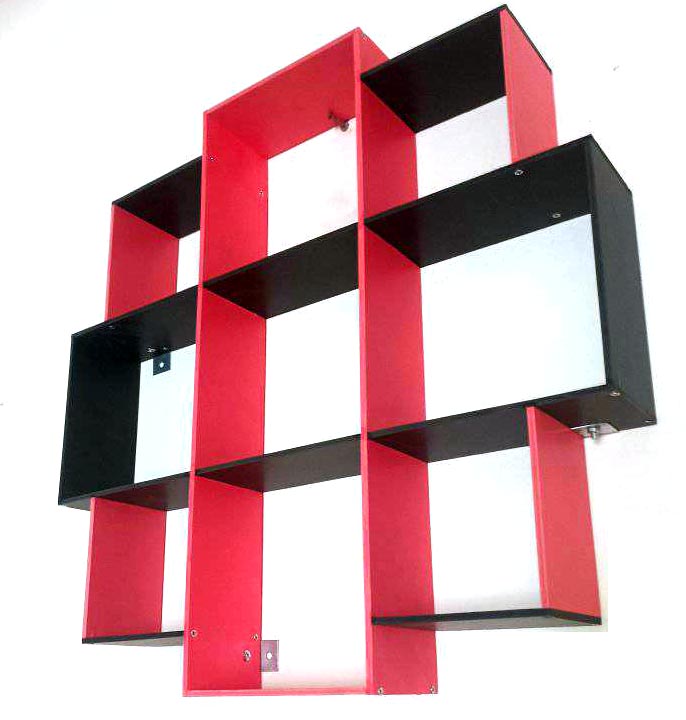 Picture of 9 Ghore Transforming Walls into Artful Showpieces Storage | Elegant Wall Shelf | Beautifully Organized Home Decor | Unique Wall Shelf Multicolor